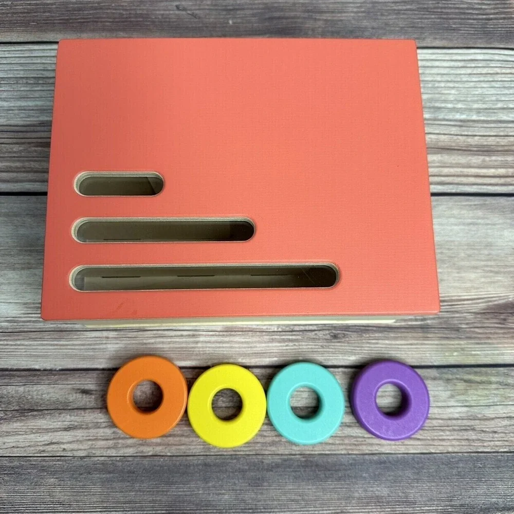 Lovevery Count and Slide Ring Chute‎ Wooden Toy The Realist Play Kit Montessori